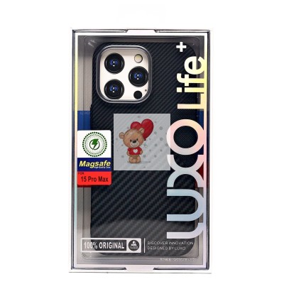 Чехол-накладка для Apple iPhone 15 Pro Max - (122) (черный) Luxo Creative PC Чехол-накладка для Apple iPhone 15 Pro Max - (122) (черный) Luxo Creative PC