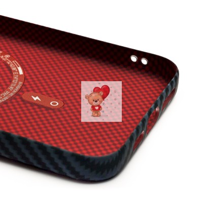 Чехол-накладка для Apple iPhone 15 Pro Max - (122) (черный) Luxo Creative PC Чехол-накладка для Apple iPhone 15 Pro Max - (122) (черный) Luxo Creative PC