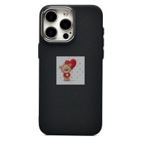 Чехол-накладка для Apple iPhone 15 Pro Max - (123) (черный) Luxo Creative PC