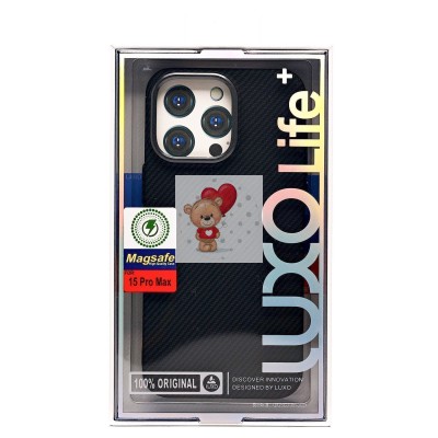 Чехол-накладка для Apple iPhone 15 Pro Max - (123) (черный) Luxo Creative PC