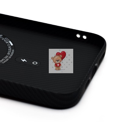 Чехол-накладка для Apple iPhone 15 Pro Max - (123) (черный) Luxo Creative PC