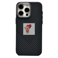 Чехол-накладка для Apple iPhone 15 Pro Max - (124) (черный) Luxo Creative PC