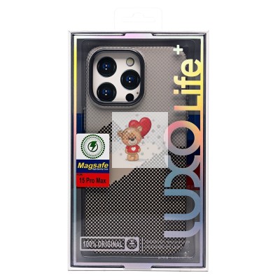 Чехол-накладка для Apple iPhone 15 Pro Max - (125) (серый) Luxo Creative PC