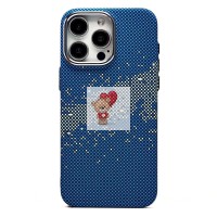 Чехол-накладка для Apple iPhone 15 Pro Max - (135) (синий/зеленый) Luxo Creative PC