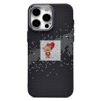 Чехол-накладка для Apple iPhone 15 Pro Max - (136) (черный/серый) Luxo Creative PC