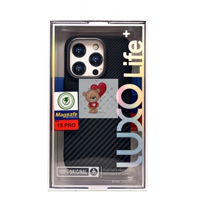 Чехол-накладка для Apple iPhone 15 Pro - (122) (черный) Luxo Creative PC