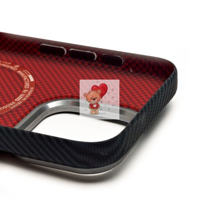 Чехол-накладка для Apple iPhone 15 Pro - (122) (черный) Luxo Creative PC