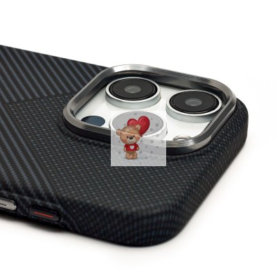 Чехол-накладка для Apple iPhone 15 Pro - (124) (черный) Luxo Creative PC