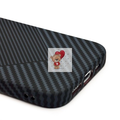 Чехол-накладка для Apple iPhone 15 Pro - (124) (черный) Luxo Creative PC