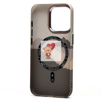 Чехол-накладка для Apple iPhone 15 Pro - (125) (серый) Luxo Creative PC