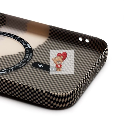 Чехол-накладка для Apple iPhone 15 Pro - (125) (серый) Luxo Creative PC