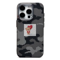 Чехол-накладка для Apple iPhone 15 Pro - (126) (черный/серый) Luxo Creative PC