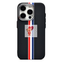 Чехол-накладка для Apple iPhone 15 Pro - (129) (черный/многоцветный) Luxo Creative PC