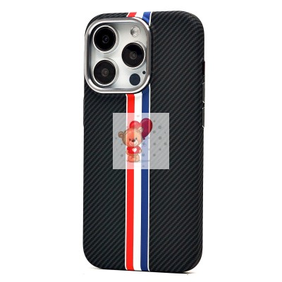 Чехол-накладка для Apple iPhone 15 Pro - (129) (черный/многоцветный) Luxo Creative PC