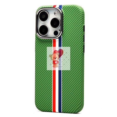 Чехол-накладка для Apple iPhone 15 Pro - (131) (зеленый/многоцветный) Luxo Creative PC