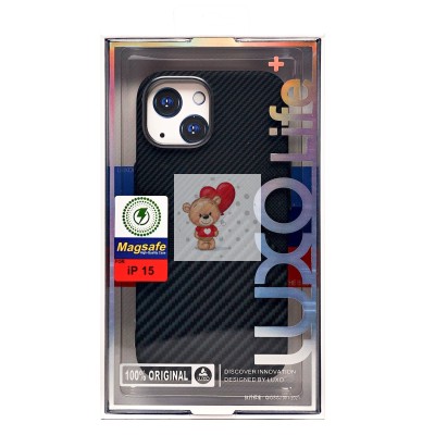 Чехол-накладка для Apple iPhone 15 - (122) (черный) Luxo Creative PC Чехол-накладка для Apple iPhone 15 - (122) (черный) Luxo Creative PC