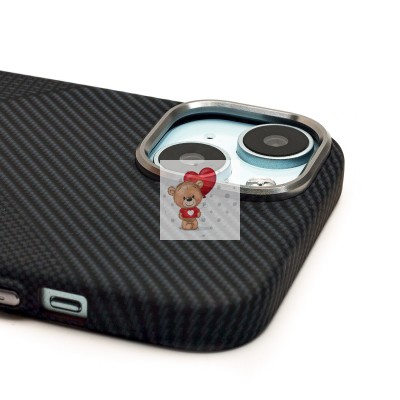 Чехол-накладка для Apple iPhone 15 - (122) (черный) Luxo Creative PC Чехол-накладка для Apple iPhone 15 - (122) (черный) Luxo Creative PC