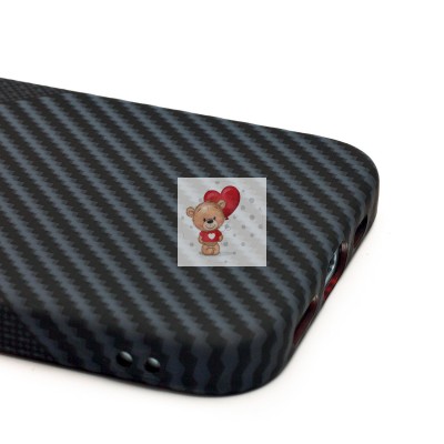 Чехол-накладка для Apple iPhone 15 - (122) (черный) Luxo Creative PC Чехол-накладка для Apple iPhone 15 - (122) (черный) Luxo Creative PC