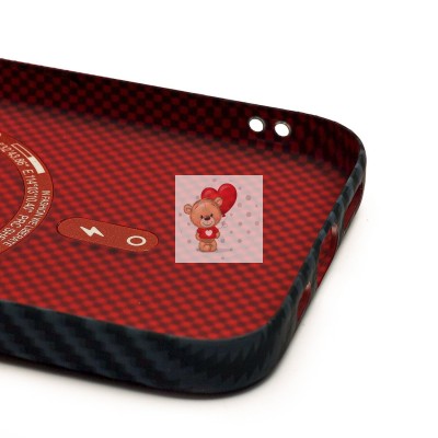 Чехол-накладка для Apple iPhone 15 - (122) (черный) Luxo Creative PC Чехол-накладка для Apple iPhone 15 - (122) (черный) Luxo Creative PC