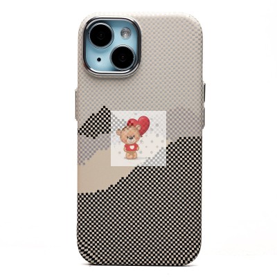 Чехол-накладка для Apple iPhone 15 - (125) (серый) Luxo Creative PC