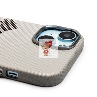 Чехол-накладка для Apple iPhone 15 - (125) (серый) Luxo Creative PC Чехол-накладка для Apple iPhone 15 - (125) (серый) Luxo Creative PC