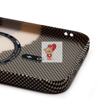 Чехол-накладка для Apple iPhone 15 - (125) (серый) Luxo Creative PC Чехол-накладка для Apple iPhone 15 - (125) (серый) Luxo Creative PC