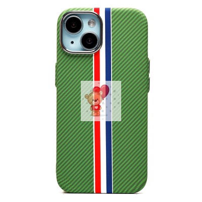 Чехол-накладка для Apple iPhone 15 - (131) (зеленый/многоцветный) Luxo Creative PC