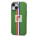 Чехол-накладка для Apple iPhone 15 - (131) (зеленый/многоцветный) Luxo Creative PC