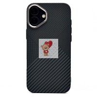 Чехол-накладка для Apple iPhone 16 Plus - (122) (черный) Luxo Creative PC