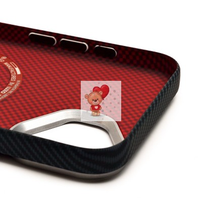 Чехол-накладка для Apple iPhone 16 Plus - (122) (черный) Luxo Creative PC