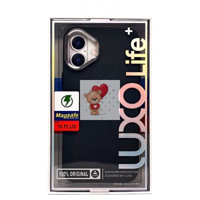 Чехол-накладка для Apple iPhone 16 Plus - (123) (черный) Luxo Creative PC