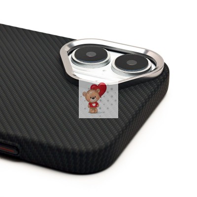 Чехол-накладка для Apple iPhone 16 Plus - (123) (черный) Luxo Creative PC