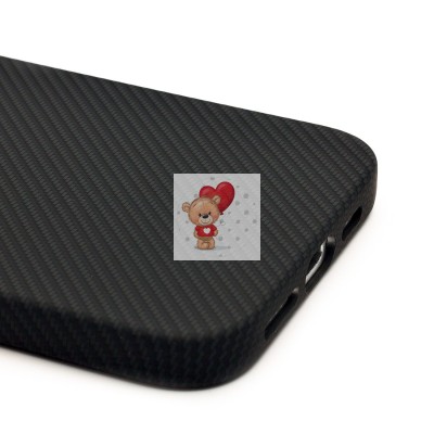 Чехол-накладка для Apple iPhone 16 Plus - (123) (черный) Luxo Creative PC