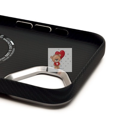 Чехол-накладка для Apple iPhone 16 Plus - (123) (черный) Luxo Creative PC