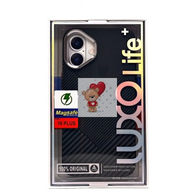 Чехол-накладка для Apple iPhone 16 Plus - (124) (черный) Luxo Creative PC