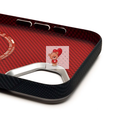 Чехол-накладка для Apple iPhone 16 Plus - (124) (черный) Luxo Creative PC