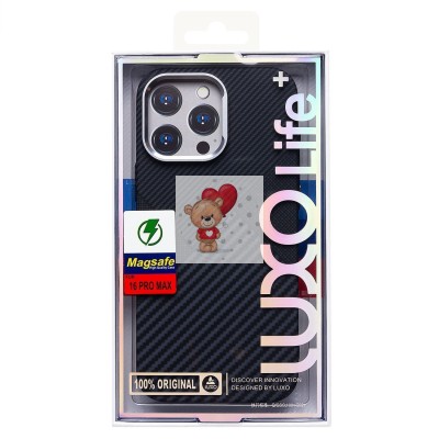 Чехол-накладка для Apple iPhone 16 Pro Max - (122) (черный) Luxo Creative PC