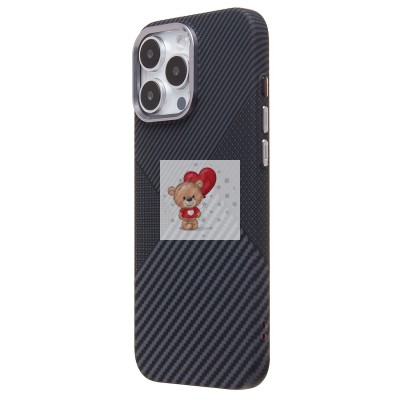 Чехол-накладка для Apple iPhone 16 Pro Max - (122) (черный) Luxo Creative PC