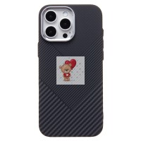 Чехол-накладка для Apple iPhone 16 Pro Max - (124) (черный) Luxo Creative PC