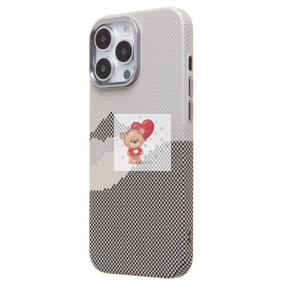 Чехол-накладка для Apple iPhone 16 Pro Max - (125) (серый) Luxo Creative PC