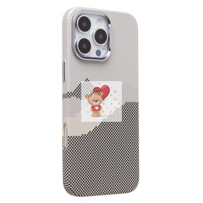 Чехол-накладка для Apple iPhone 16 Pro Max - (125) (серый) Luxo Creative PC