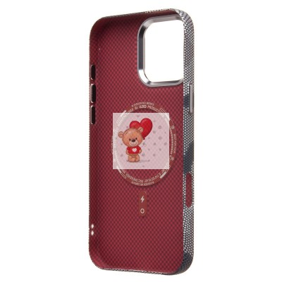 Чехол-накладка для Apple iPhone 16 Pro Max - (126) (черный/серый) Luxo Creative PC