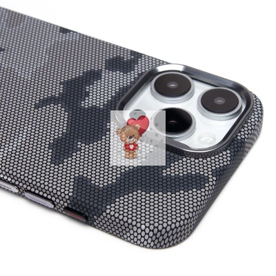 Чехол-накладка для Apple iPhone 16 Pro Max - (126) (черный/серый) Luxo Creative PC