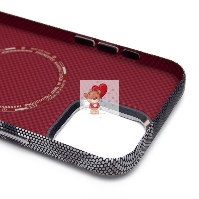 Чехол-накладка для Apple iPhone 16 Pro Max - (126) (черный/серый) Luxo Creative PC