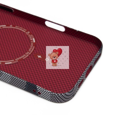 Чехол-накладка для Apple iPhone 16 Pro Max - (126) (черный/серый) Luxo Creative PC