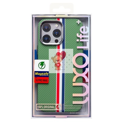 Чехол-накладка для Apple iPhone 16 Pro Max - (131) (зеленый/многоцветный) Luxo Creative PC