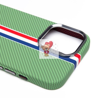 Чехол-накладка для Apple iPhone 16 Pro Max - (131) (зеленый/многоцветный) Luxo Creative PC