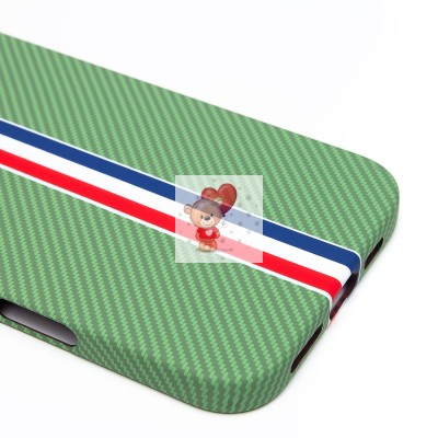 Чехол-накладка для Apple iPhone 16 Pro Max - (131) (зеленый/многоцветный) Luxo Creative PC