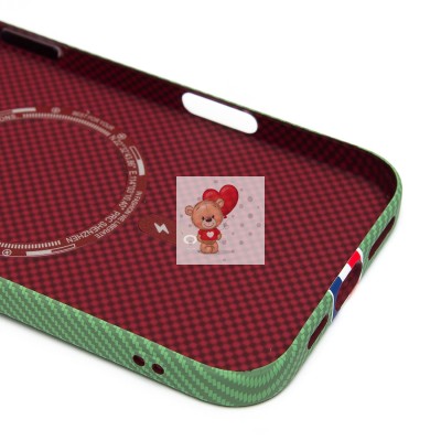 Чехол-накладка для Apple iPhone 16 Pro Max - (131) (зеленый/многоцветный) Luxo Creative PC