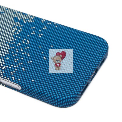 Чехол-накладка для Apple iPhone 16 Pro Max - (135) (синий/зеленый) Luxo Creative PC